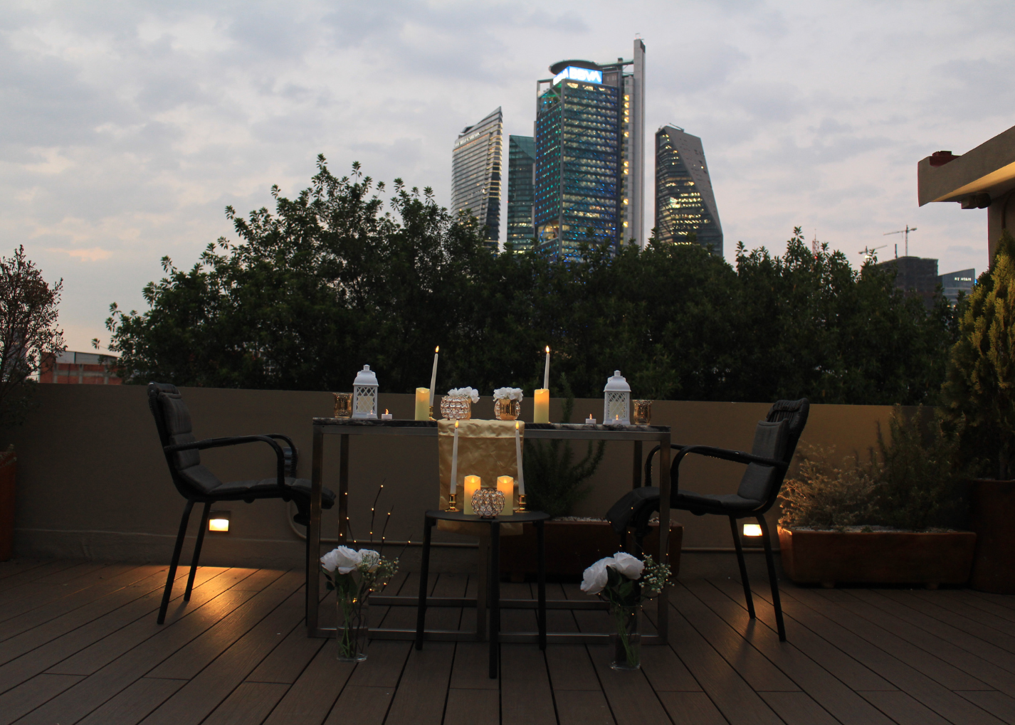 Brindis privado Roof CDMX