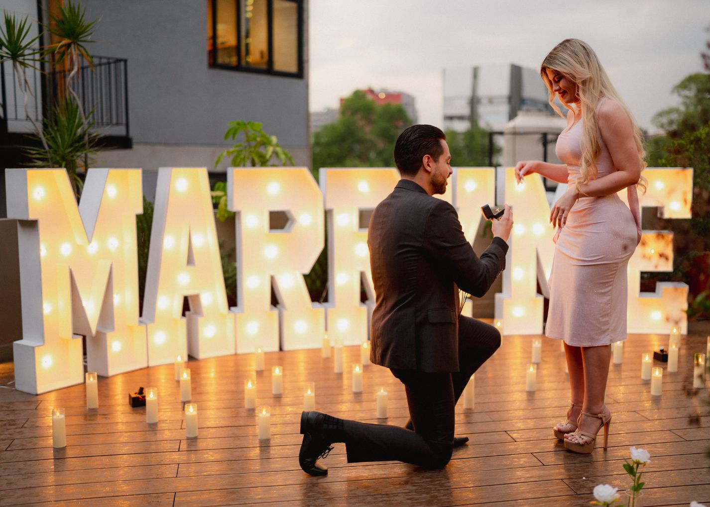 Brindis privado Roof CDMX