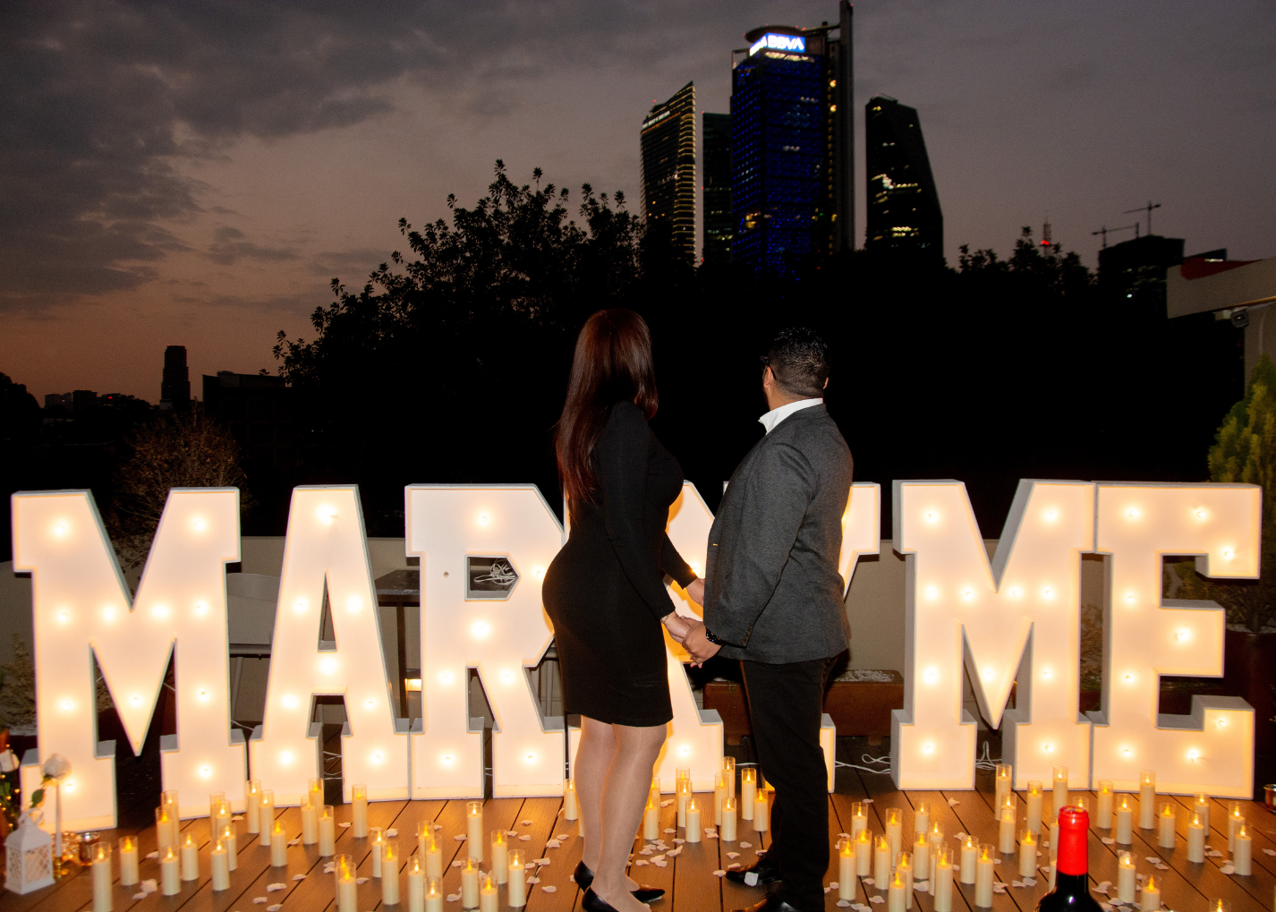 Brindis privado Roof CDMX