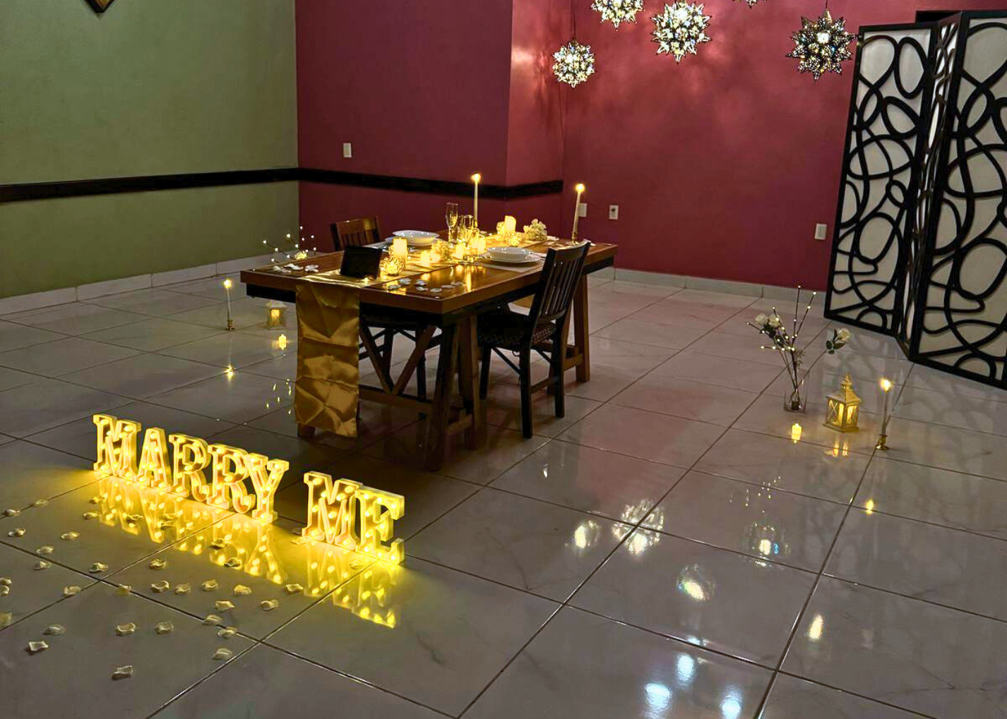 Cena privada Salón de las Candelas