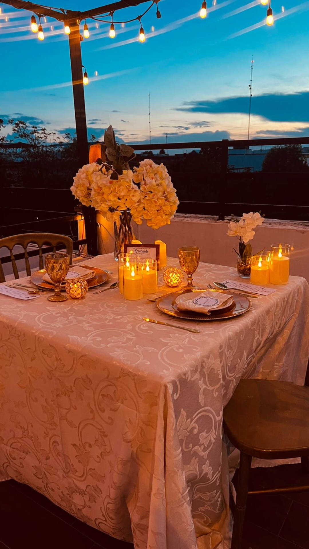 Cena Privada Terraza Aguascalientes