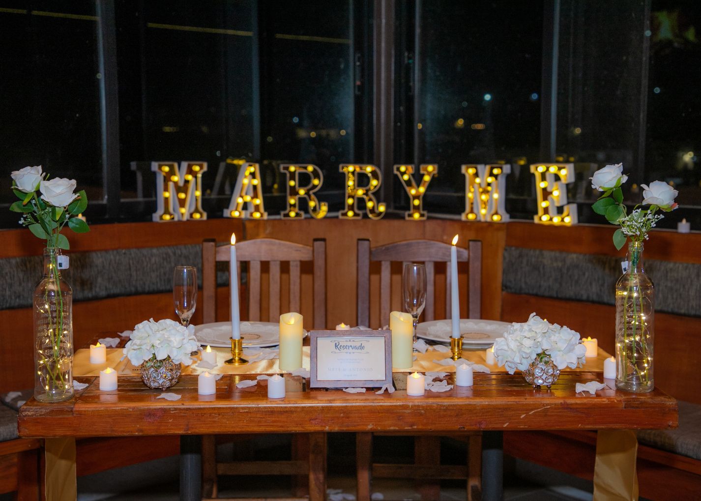 Cena romántica Terraza Valle de Bravo