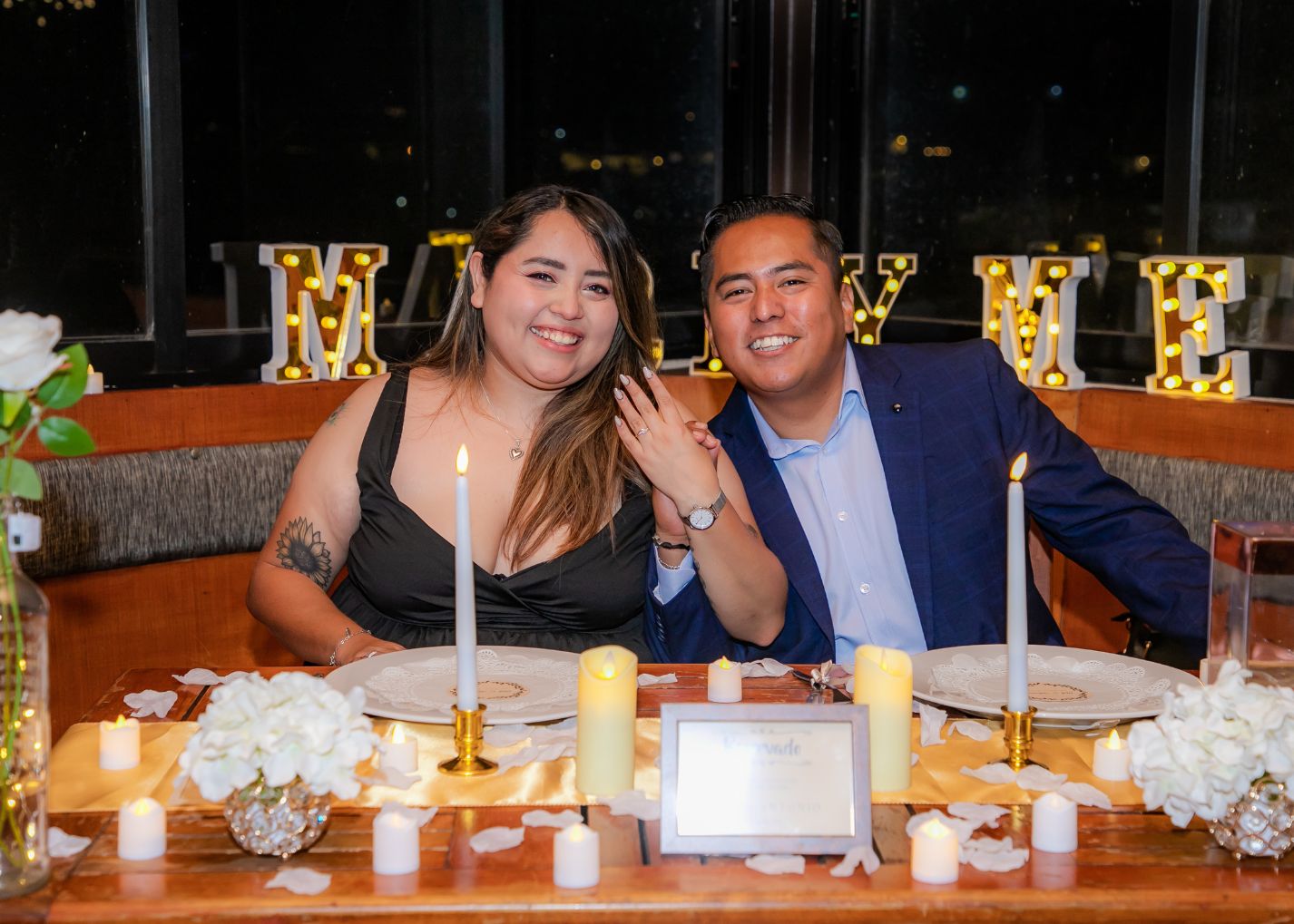 Cena romántica Terraza Valle de Bravo