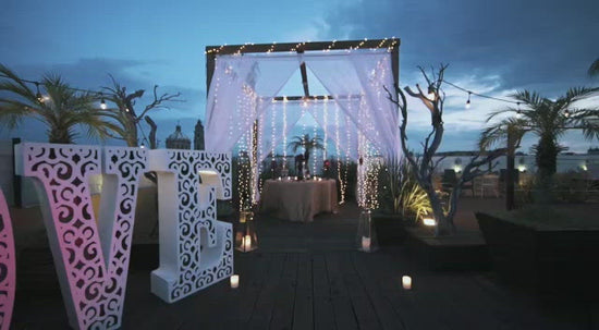 Cena romántica en terraza Guadalajara