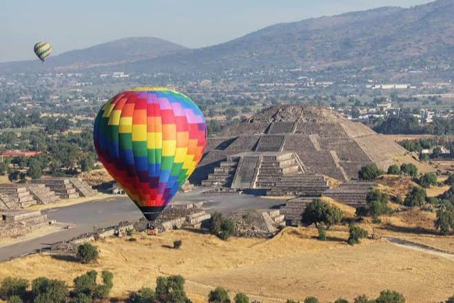 Vuelo en globo Teotihuacán para parejas
