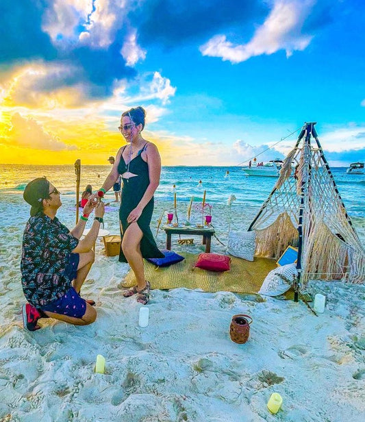 Entrega de anillo playa del carmen