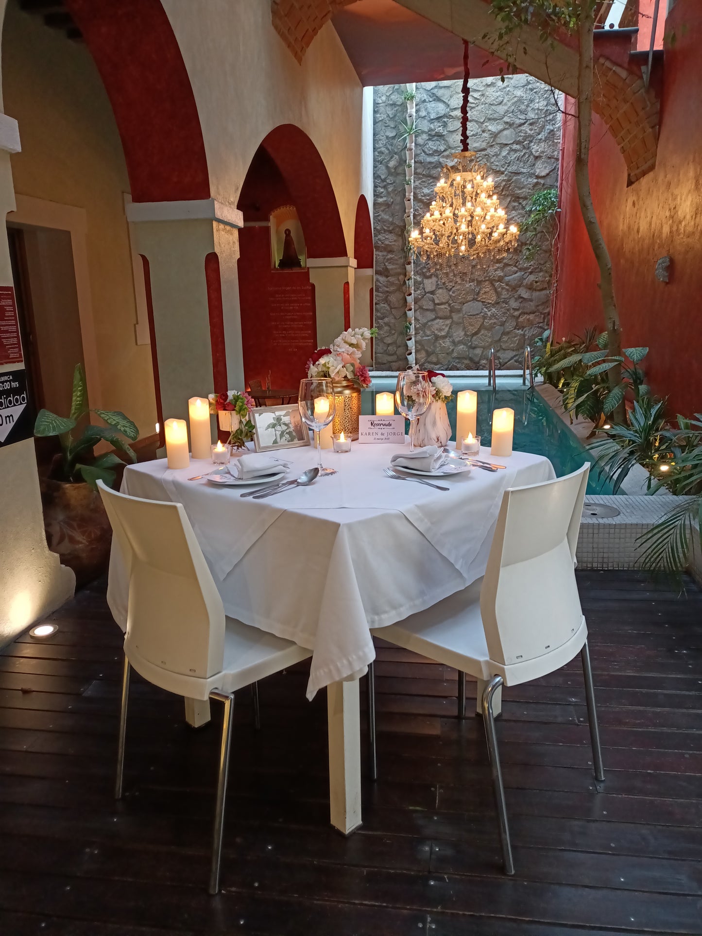 Cenas románticas al aire libre en Puebla