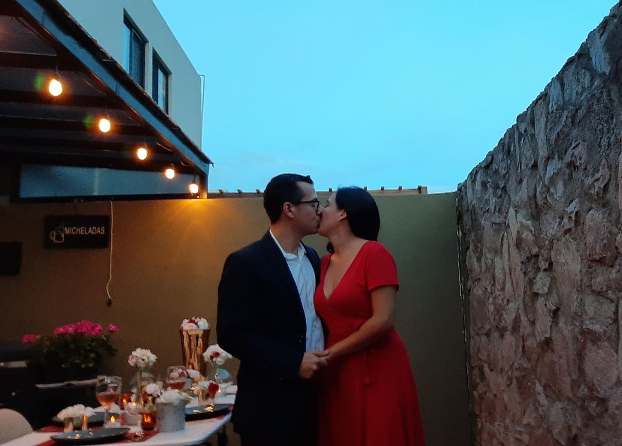 Cena romántica en casa en León Gto