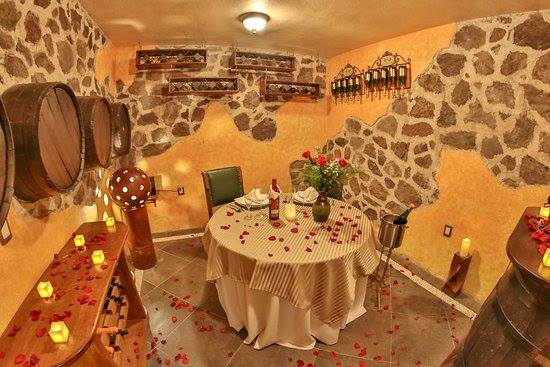 Cena romántica - Cava en Tequisquiapan